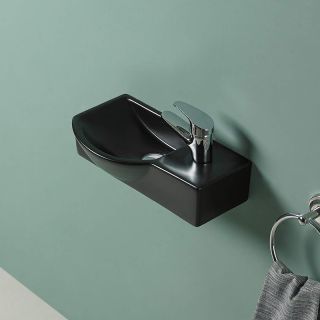 Раковина WeltWasser Aisbach 7940 MT-BL R 40 10000008689 Черная матовая